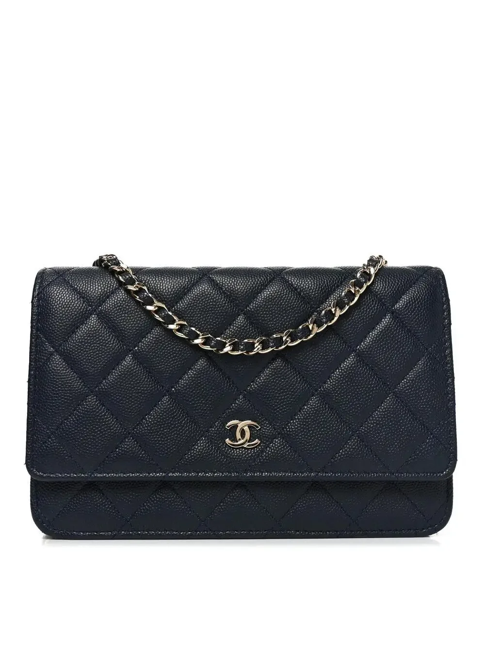 Chanel Caviar Quilted Wallet On Chain #325507C34B